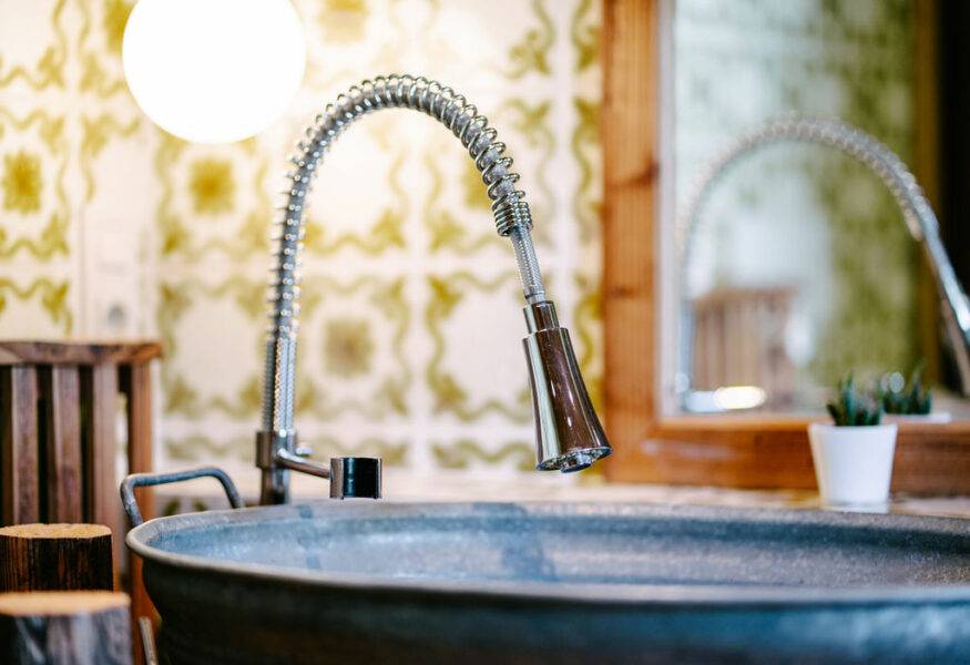 Die Waschbecken im Gruppenhaus Schlössle sind einzigartig verbaut | Gruppenhaus im Schwarzwald